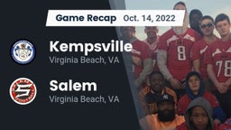 Recap: Kempsville  vs. Salem  2022