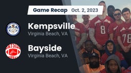 Recap: Kempsville  vs. Bayside  2023