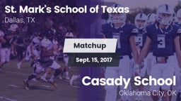 Matchup: St. Mark's (TX) vs. Casady School 2017