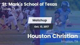 Matchup: St. Mark's (TX) vs. Houston Christian  2017