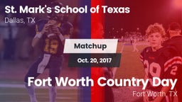 Matchup: St. Mark's (TX) vs. Fort Worth Country Day  2017