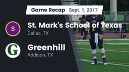Recap: St. Mark's School of Texas vs. Greenhill  2017