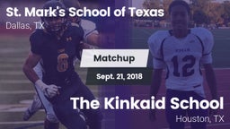 Matchup: St. Mark's (TX) vs. The Kinkaid School 2018