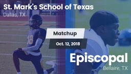 Matchup: St. Mark's (TX) vs. Episcopal  2018