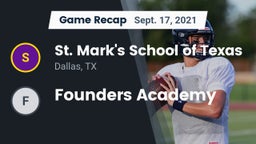 Recap: St. Mark's School of Texas vs. Founders Academy 2021