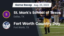 Recap: St. Mark's School of Texas vs. Fort Worth Country Day  2023