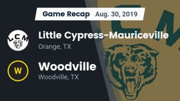 Recap: Little Cypress-Mauriceville  vs. Woodville  2019