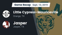 Recap: Little Cypress-Mauriceville  vs. Jasper  2019