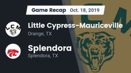 Recap: Little Cypress-Mauriceville  vs. Splendora  2019