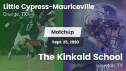 Matchup: Little vs. The Kinkaid School 2020
