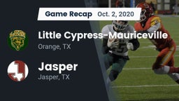 Recap: Little Cypress-Mauriceville  vs. Jasper  2020