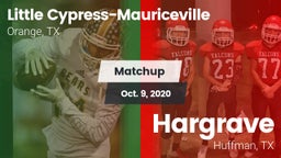 Matchup: Little vs. Hargrave  2020
