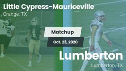 Matchup: Little vs. Lumberton  2020