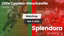 Matchup: Little vs. Splendora  2020