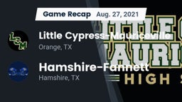 Recap: Little Cypress-Mauriceville  vs. Hamshire-Fannett  2021