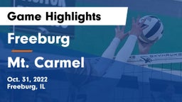 Freeburg  vs Mt. Carmel  Game Highlights - Oct. 31, 2022