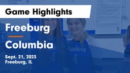 Freeburg  vs Columbia  Game Highlights - Sept. 21, 2023