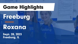 Freeburg  vs Roxana Game Highlights - Sept. 28, 2023