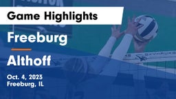 Freeburg  vs Althoff Game Highlights - Oct. 4, 2023
