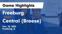 Freeburg  vs Central  (Breese) Game Highlights - Oct. 10, 2023