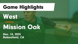 West  vs Mission Oak  Game Highlights - Dec. 14, 2023