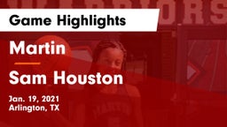 Martin  vs Sam Houston Game Highlights - Jan. 19, 2021