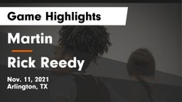 Martin  vs Rick Reedy  Game Highlights - Nov. 11, 2021