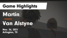 Martin  vs Van Alstyne  Game Highlights - Nov. 26, 2021