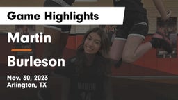 Martin  vs Burleson  Game Highlights - Nov. 30, 2023