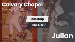 Matchup: Calvary Chapel High vs. Julian 2017