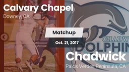 Matchup: Calvary Chapel High vs. Chadwick  2017