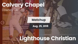 Matchup: Calvary Chapel High vs. Lighthouse Christian 2018
