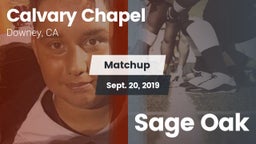 Matchup: Calvary Chapel High vs. Sage Oak 2019