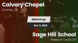 Matchup: Calvary Chapel High vs. Sage Hill School 2019
