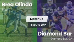 Matchup: Brea Olinda High vs. Diamond Bar  2017