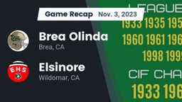 Recap: Brea Olinda  vs. Elsinore  2023