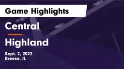 Central  vs Highland  Game Highlights - Sept. 2, 2022