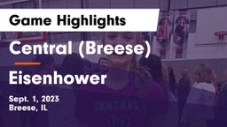 Central  (Breese) vs Eisenhower  Game Highlights - Sept. 1, 2023