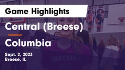 Central  (Breese) vs Columbia  Game Highlights - Sept. 2, 2023