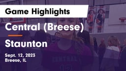 Central  (Breese) vs Staunton  Game Highlights - Sept. 12, 2023
