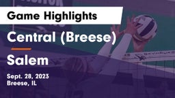 Central  (Breese) vs Salem  Game Highlights - Sept. 28, 2023