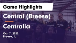 Central  (Breese) vs Centralia  Game Highlights - Oct. 7, 2023