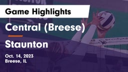 Central  (Breese) vs Staunton  Game Highlights - Oct. 14, 2023