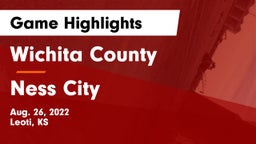Wichita County  vs Ness City  Game Highlights - Aug. 26, 2022