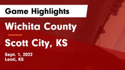 Wichita County  vs Scott City, KS Game Highlights - Sept. 1, 2022