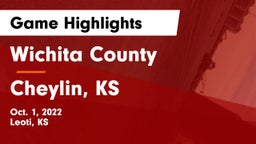 Wichita County  vs Cheylin, KS Game Highlights - Oct. 1, 2022