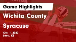 Wichita County  vs Syracuse  Game Highlights - Oct. 1, 2022