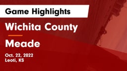 Wichita County  vs Meade  Game Highlights - Oct. 22, 2022