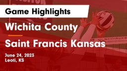Wichita County  vs Saint Francis Kansas Game Highlights - June 24, 2023