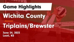 Wichita County  vs Triplains/Brewster  Game Highlights - June 24, 2023